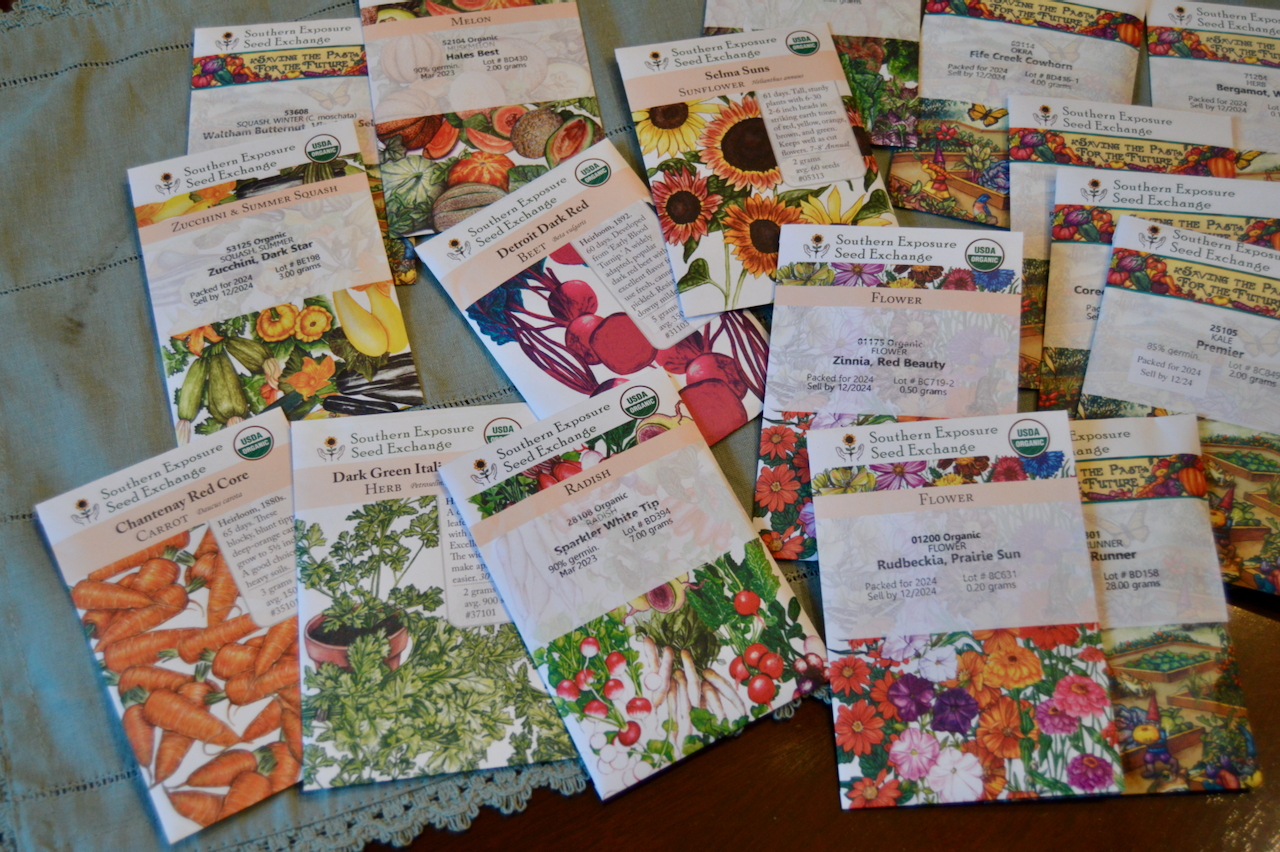 February is for seed starting for this year's garden season.