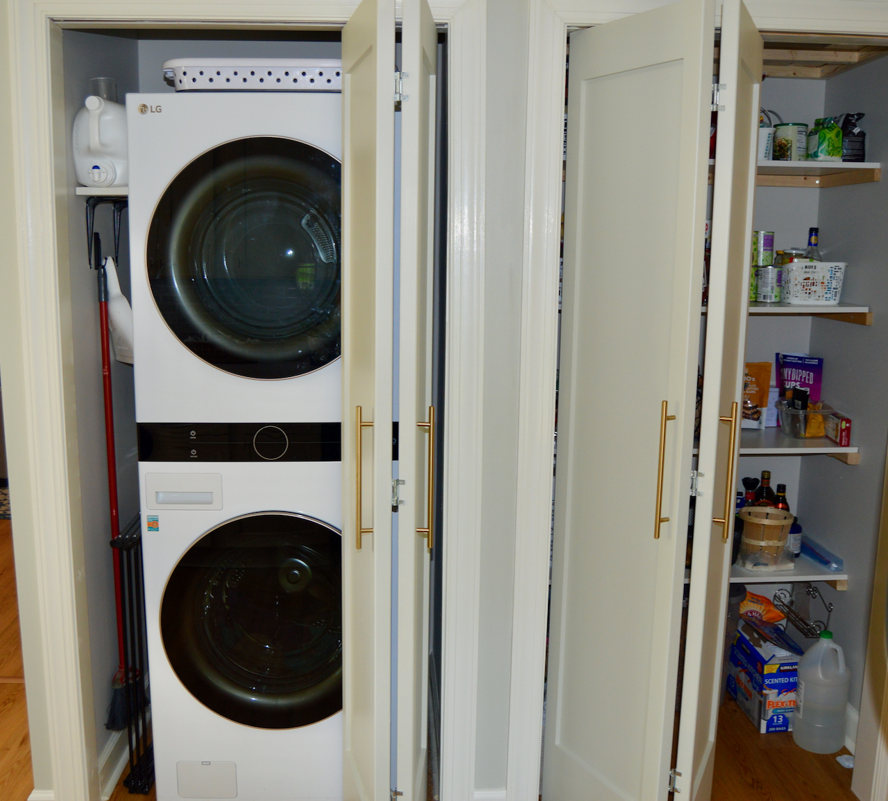 Functional updated laundry and pantry spaces